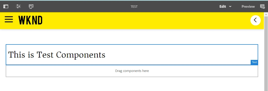 Adding Component To Page